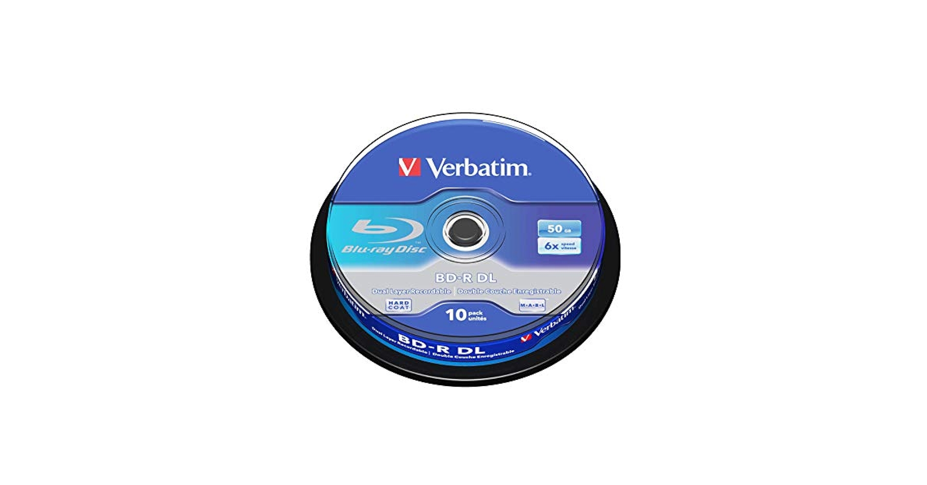 Amazon.com: Verbatim 43746 BD-R DL 50GB 6X - 10 Pack Spindle